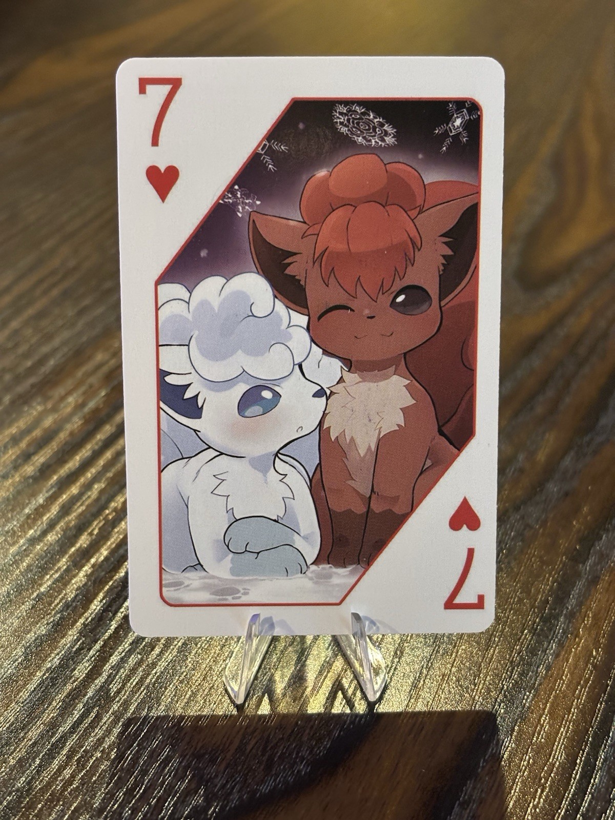 Vulpix Alolan Vulpix Pokemon Playing Card Poker Card Collectible Rare Non TCG