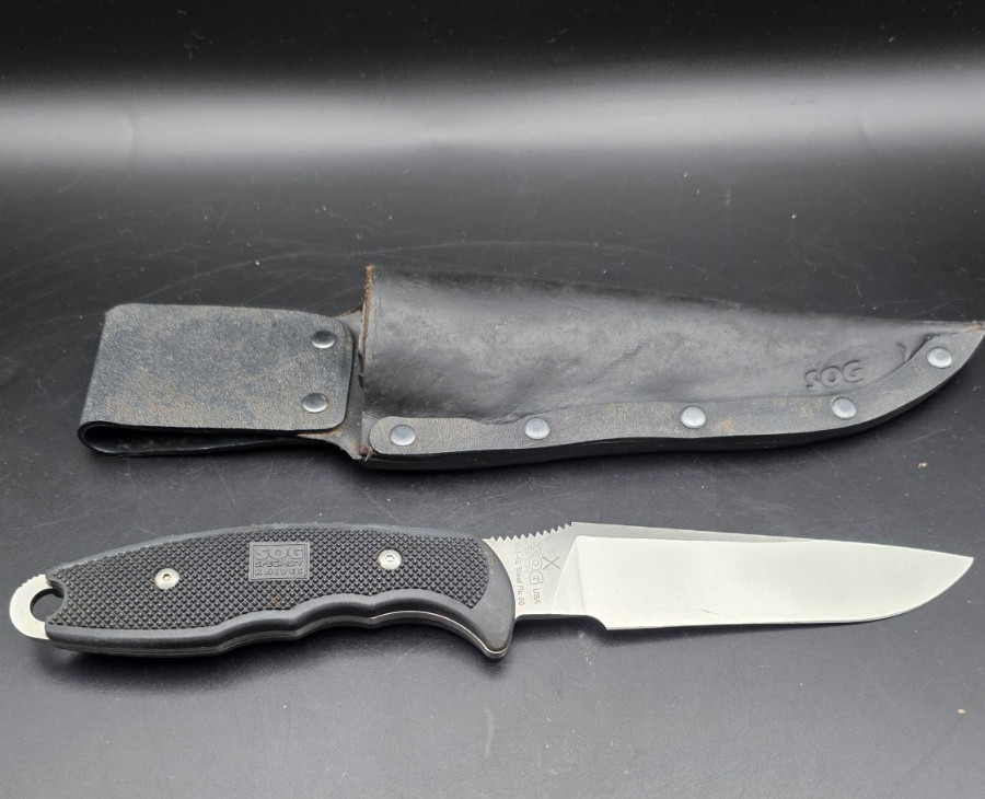 Vintage Original SOG  Field Knife BGH-93 w/**X-42 Steel** & Original Sheath