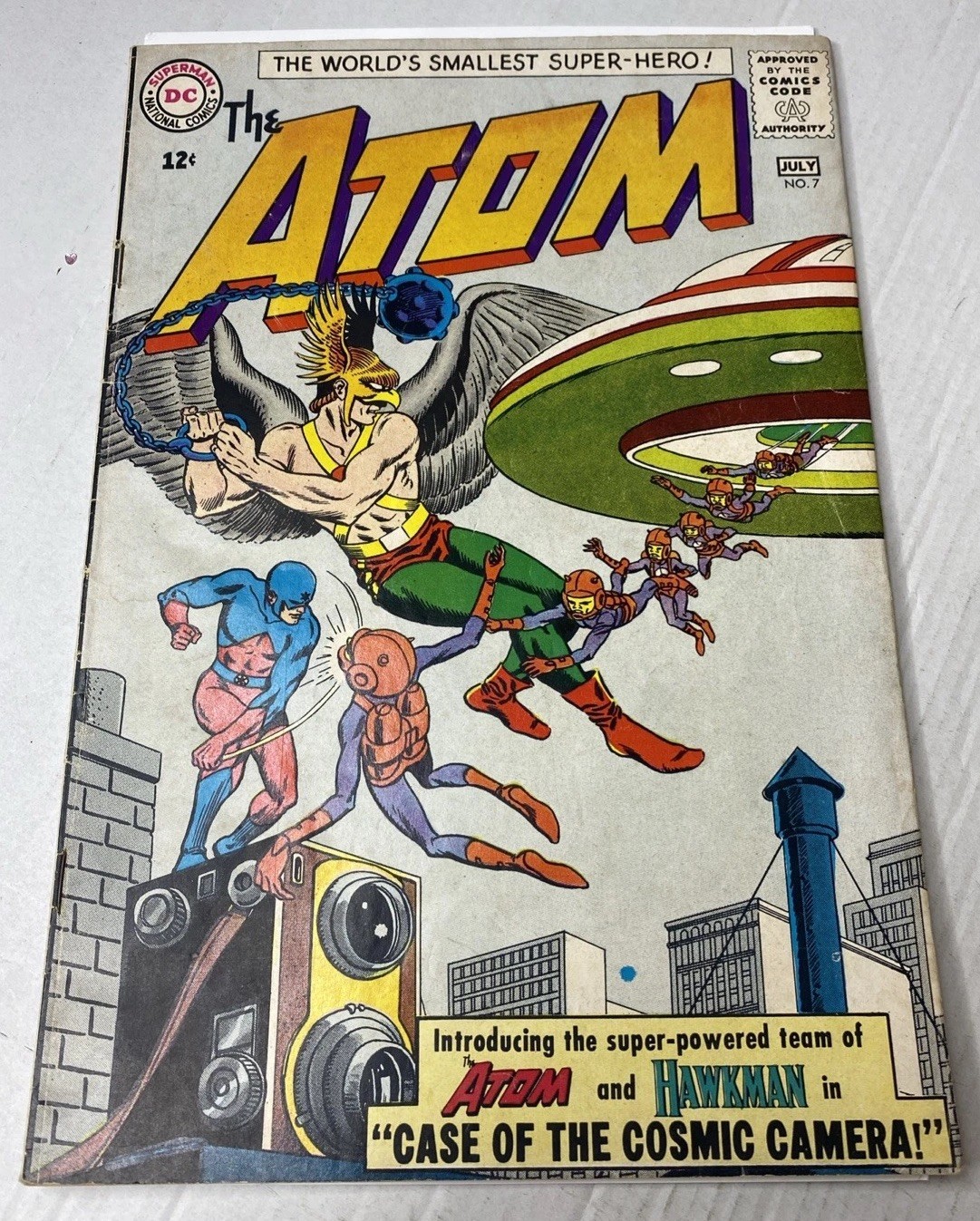 Atom #7  June-July 1963 KEY Issue Fine +