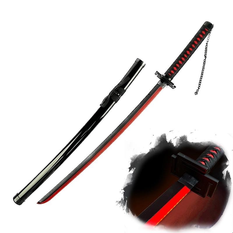 Light Up Bleach Katana Swords 41 Inch Collectible Gift USB Rechargeable Gift