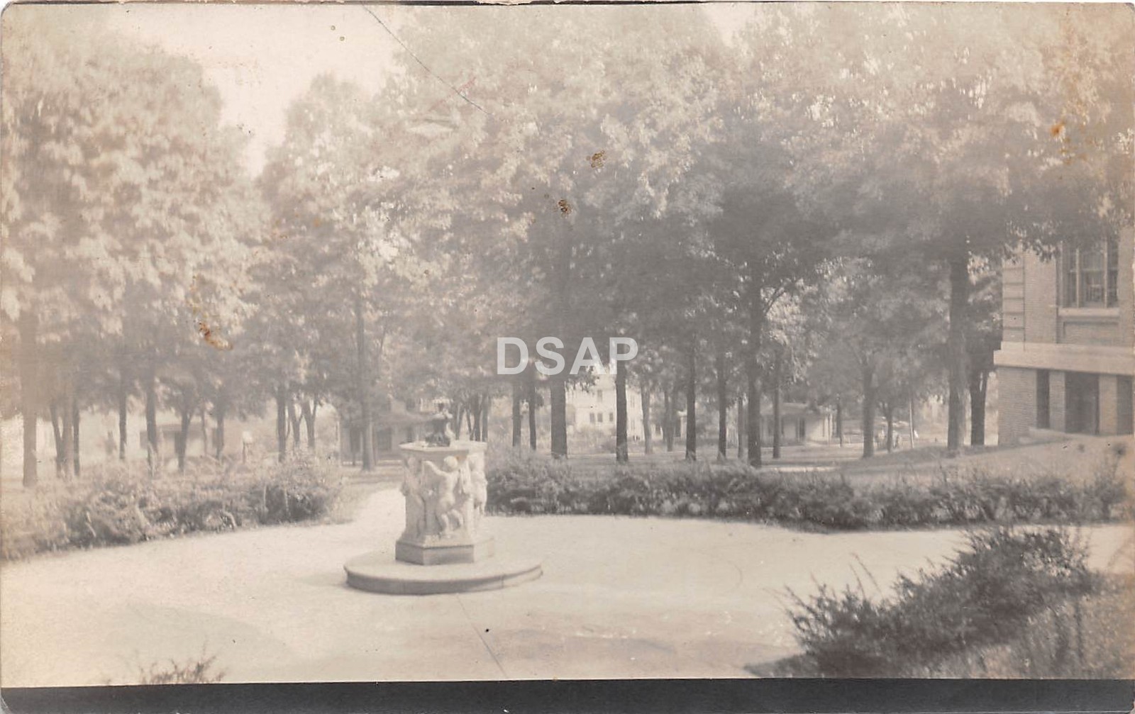 C92/ Ruthton Minnesota Mn Real Photo RPPC Postcard 1910 Park Scene