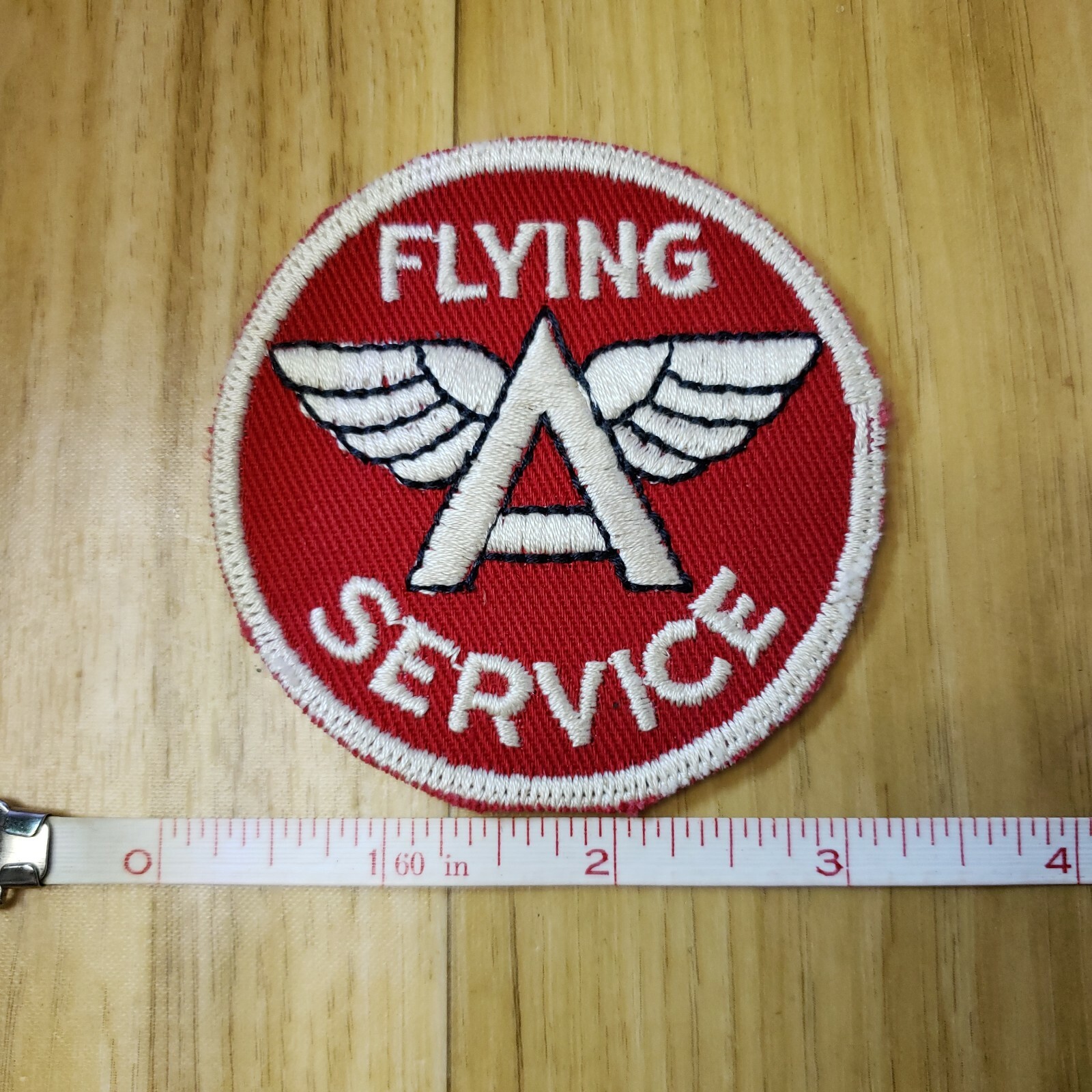 VTG FLYING A SERVICE PATCH 3 1/8