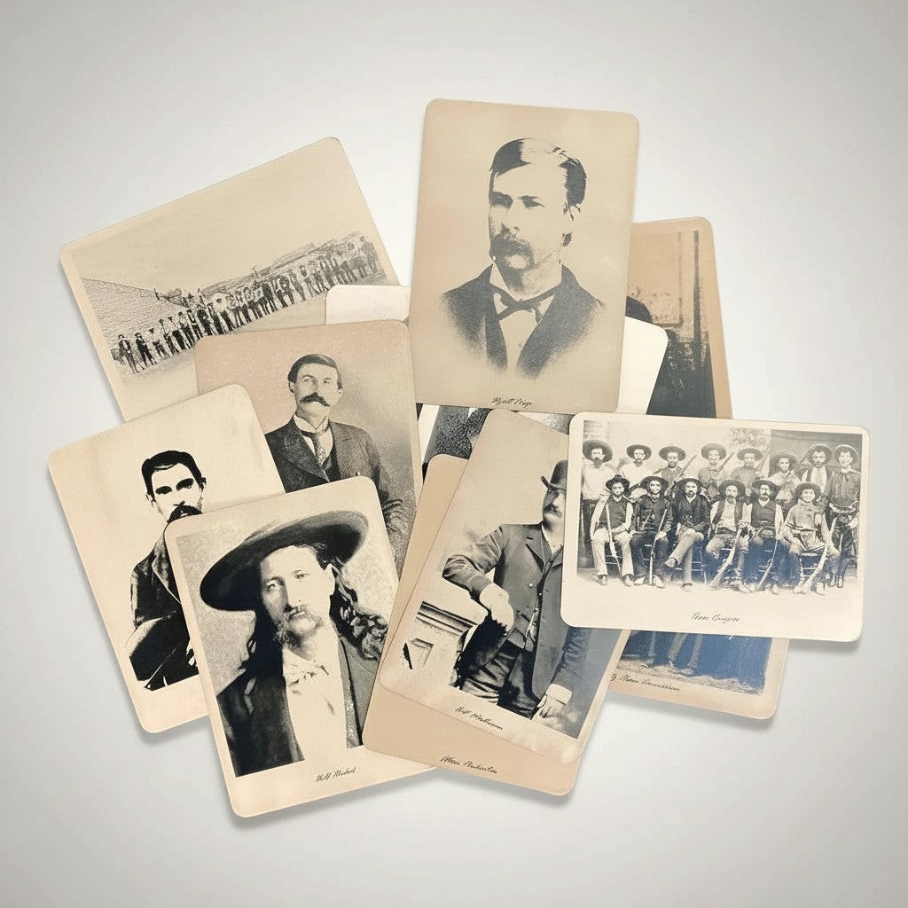 Lawmen Of The Old West Set Of 12 Photos