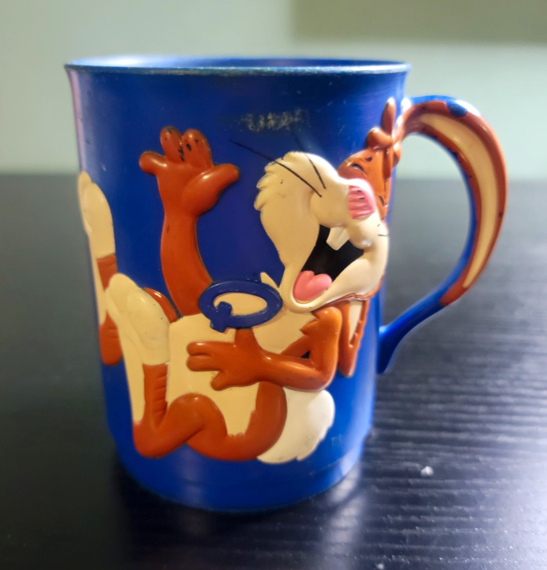 Vintage 1988 Nestlé Quik Bunny Blue Promo Cup The Nestlé Company Inc National Co