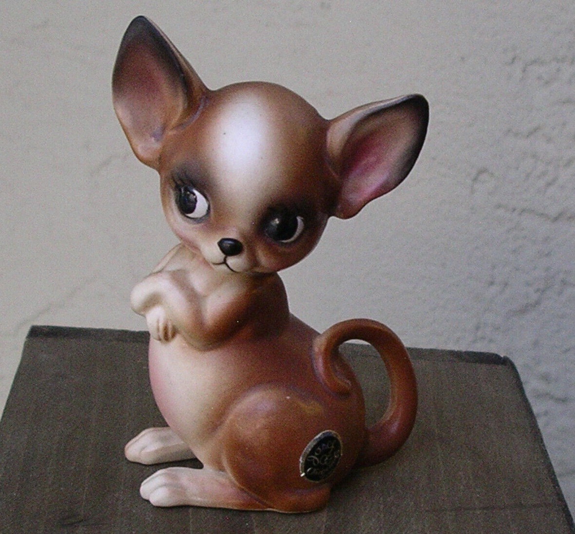 Tea Cup Chihuahua Puppy Josef Originals Big Eyes Figurine Dog Vintage