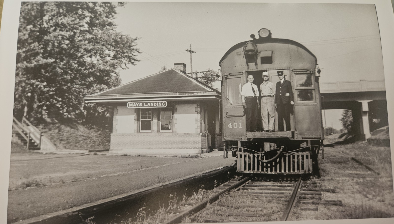 1948 Mays Landing New Jersey Pennsylvania Railroad PRSL 8x11\
