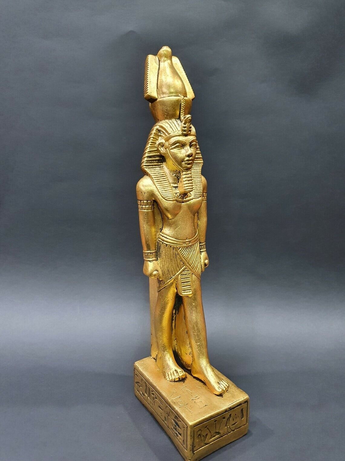 Marvelous Gold Ancient Egyptian RAMSES II with the beautiful Egyptian touching
