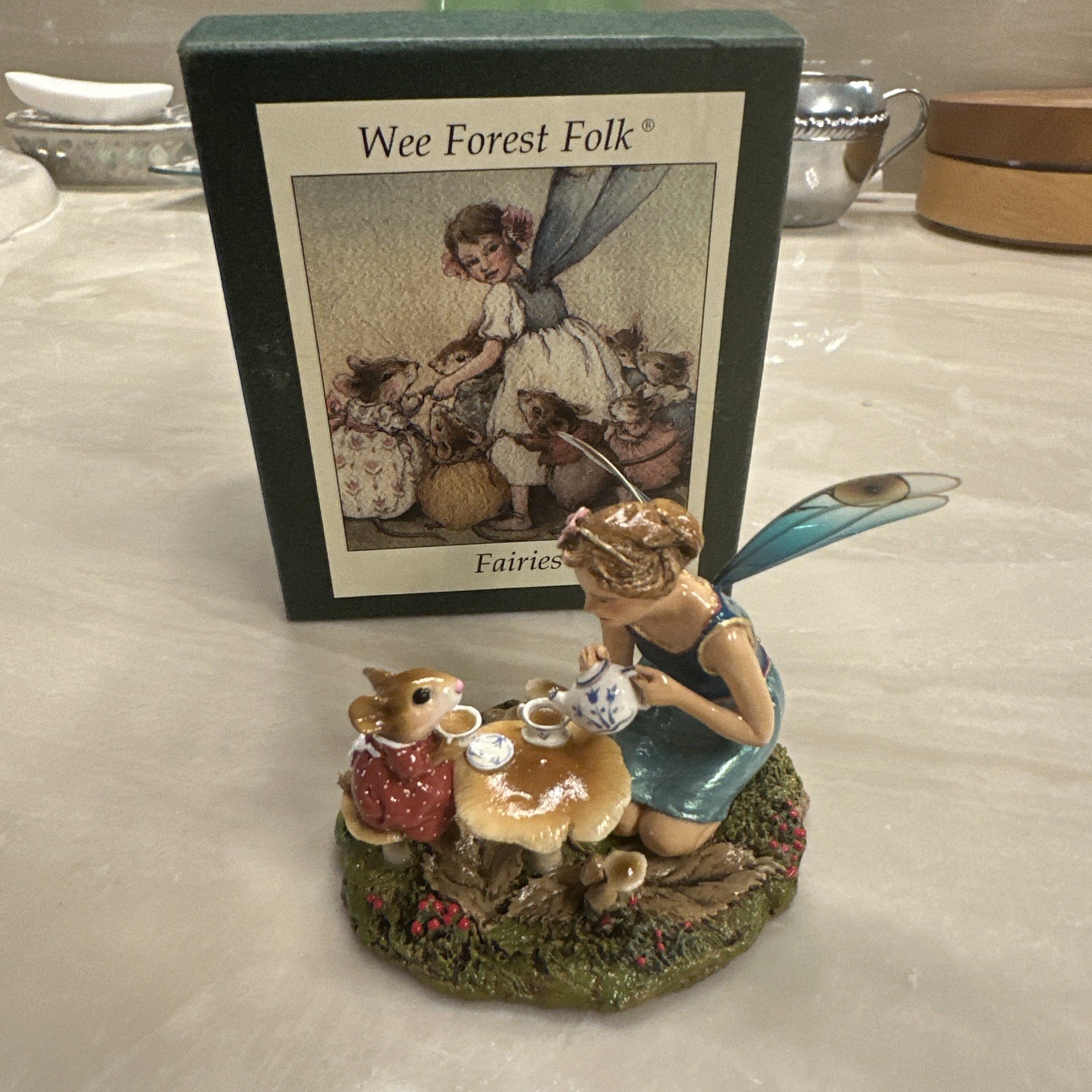 Wee Forest Folk -  FY1  Just A Wee Drop Fairy - First Edition - Signed