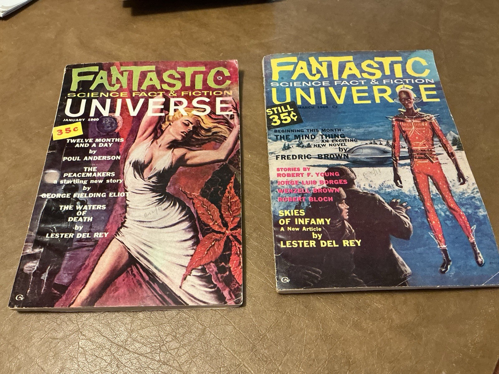 VTG Fantastic Universe Magazines  Lot/4  1959-60