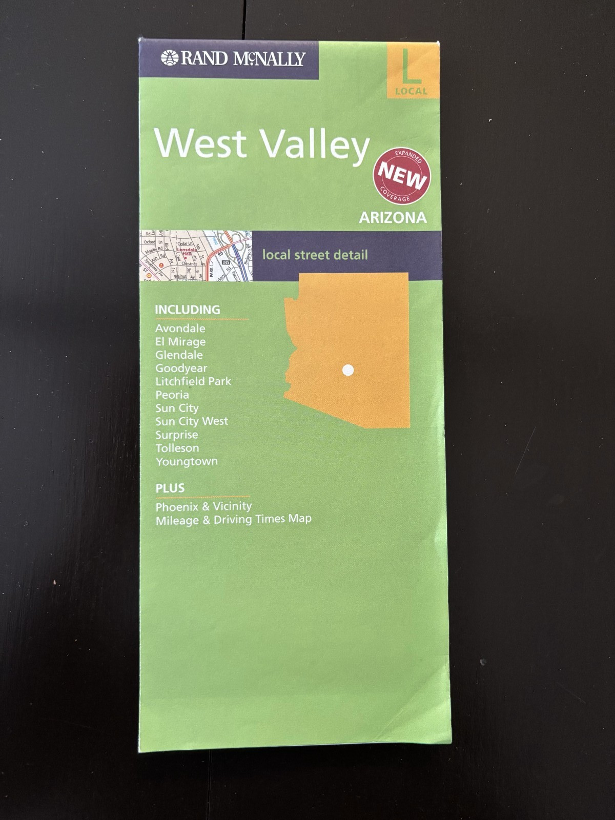 2005 Rand McNally road map of West Valley, Arizona 2005 Rand McNally road map of West Valley, Arizona