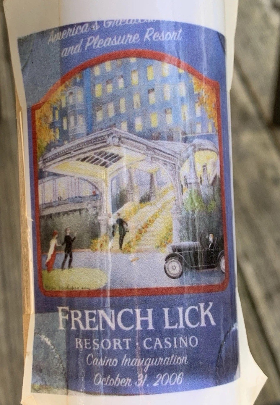 Vintage French Lick Resort & Casino Inauguration Poster October 31st, 2006 Mint