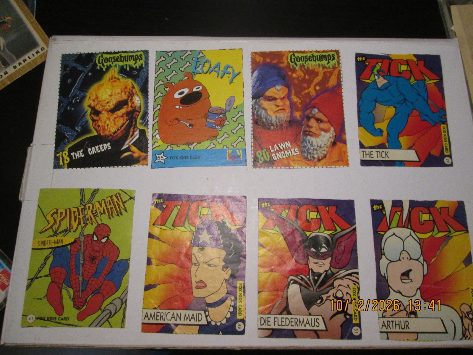 VINTAGE 39 Fox Kids Magazine Trading Cards Haul