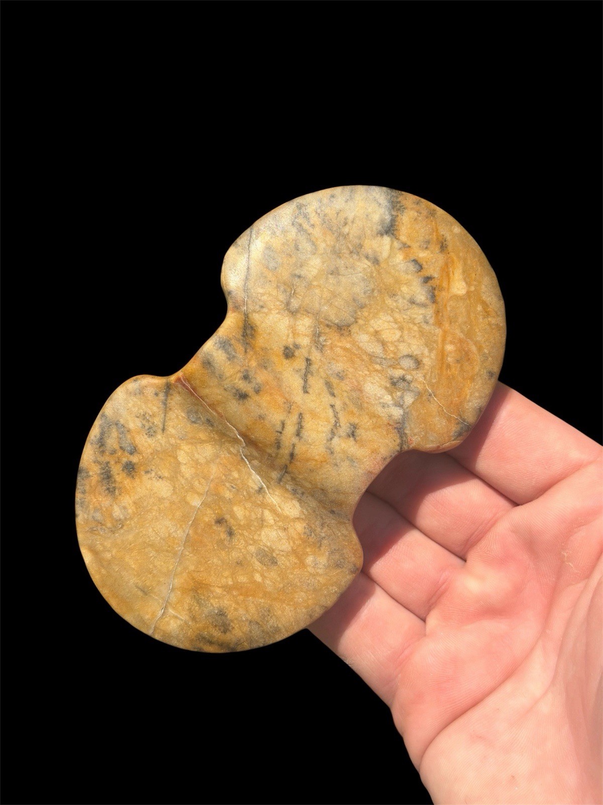 4 1/2” Beautiful Quartz Butterfly Bannerstone,  Indian Artifact, Arrowheads