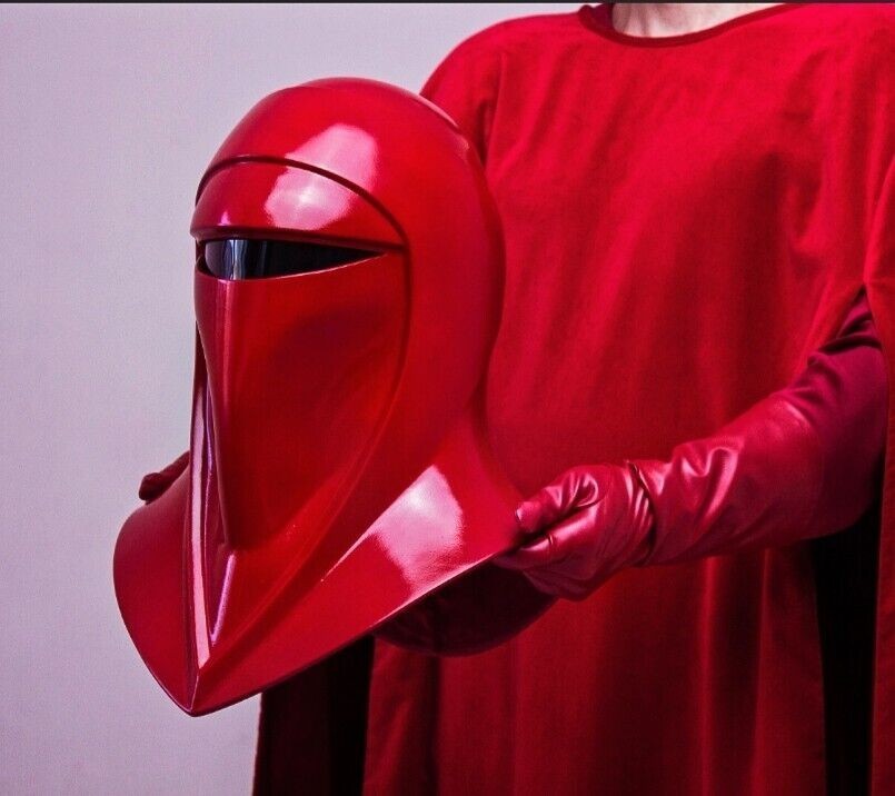 Star Wars Emperor's Royal Guard Helmet Prop Replica - Red Sci-Fi Cosplay Gift US
