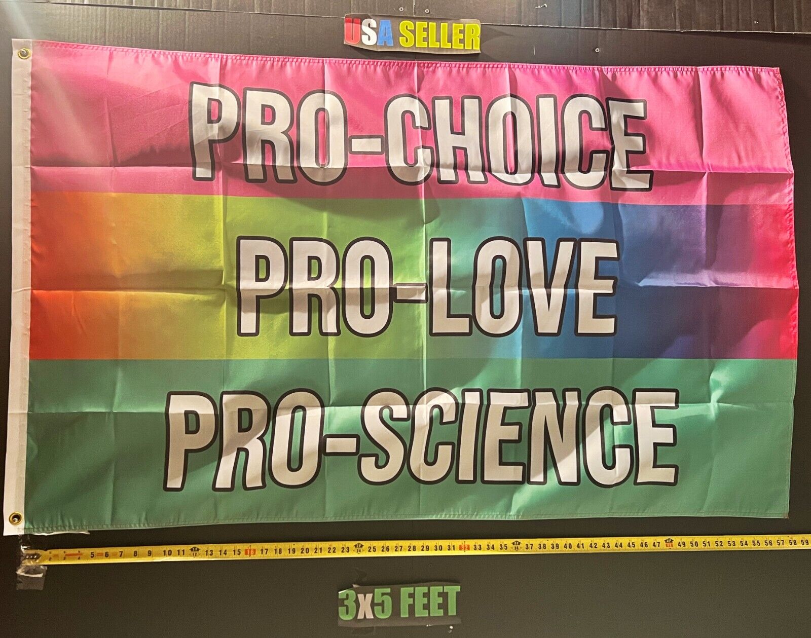 Pro Women Pro Choice Flag FREE USA SHIP Science Womens Rights BMP USA Sign 3x5'