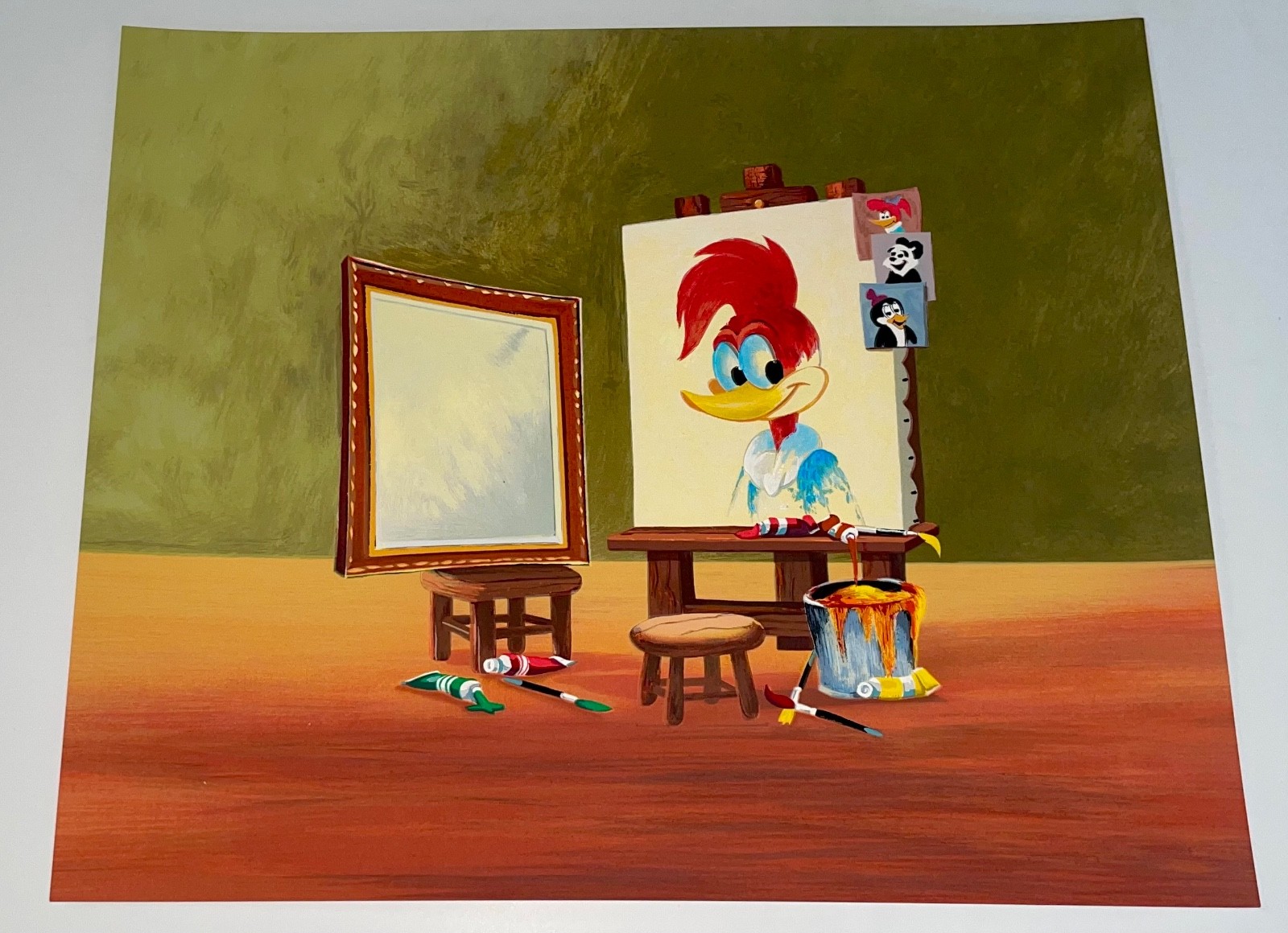 Woody Woodpecker Giclee Pre Production Rare Walter Lantz