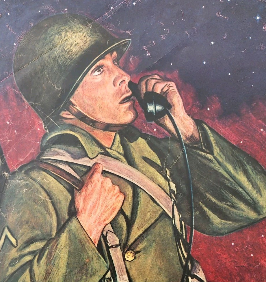 1943 Western Electric Airplane Spotter WW2 Advertisement Military Phone DWII26