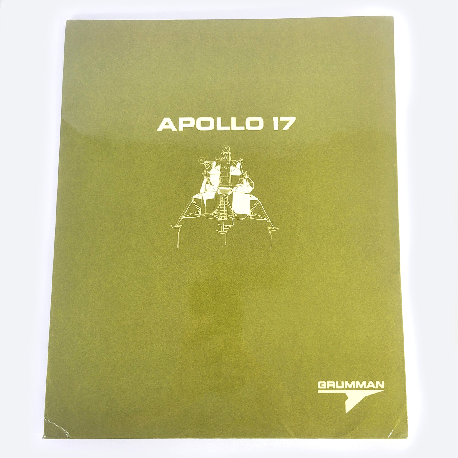 Authentic 1972 Grumman Aerospace Apollo 17 Folder & 2X Certificates NASA set