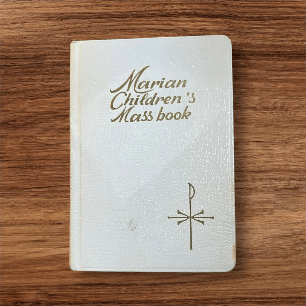 Vintage Marian Children’s Mass Book Catholic Prayer Book 1970 Printing