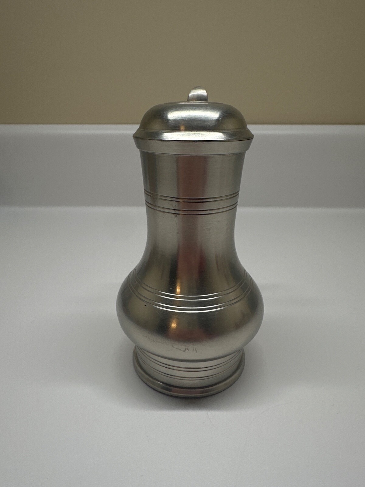 Royal Holland Pewter KMD Tiel vintage pewter, possibly a creamer or flagon