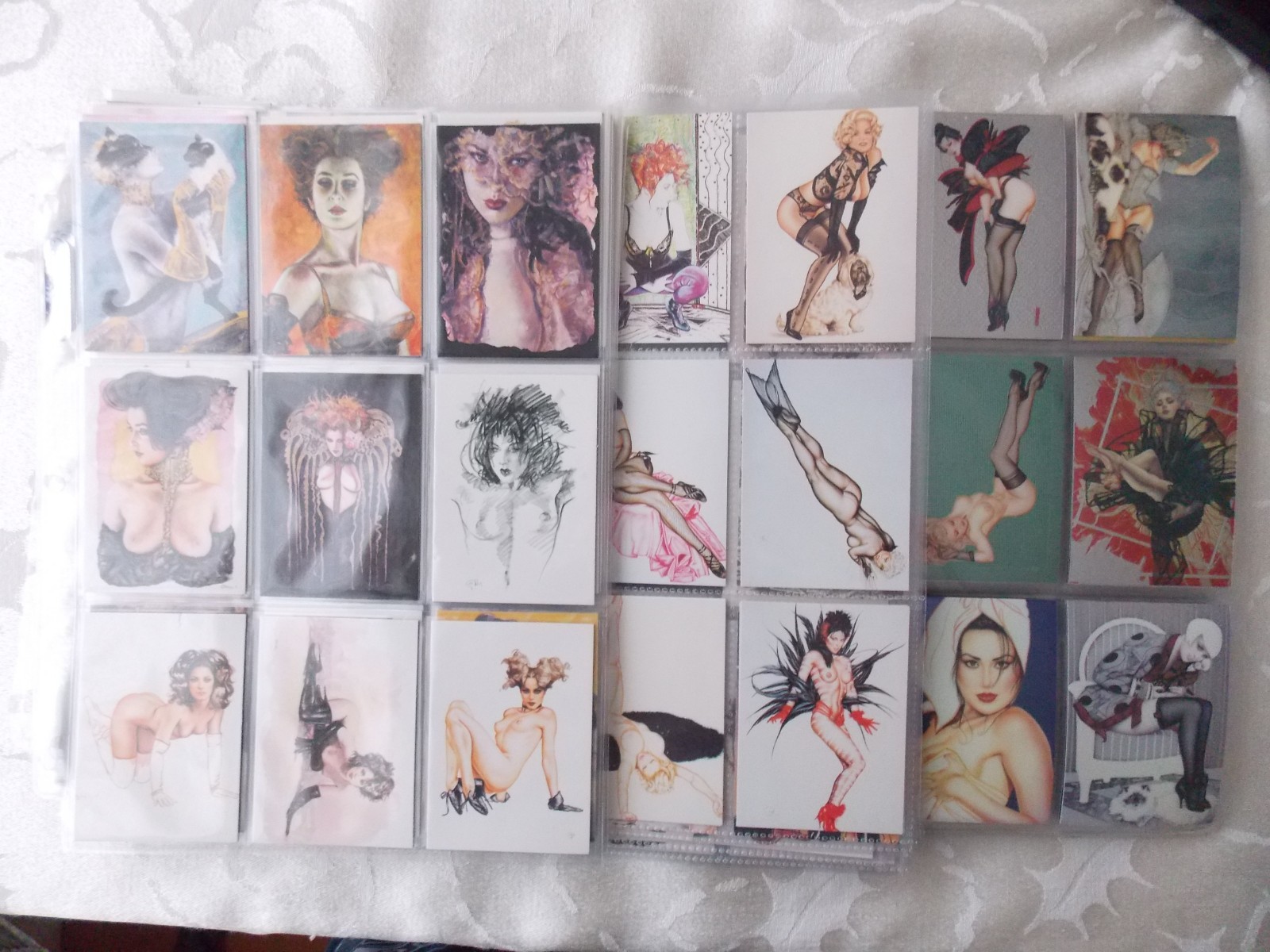 Olivia 3 Trading Card Sets Chromium The Best of Olivia, New Models & Comic Image