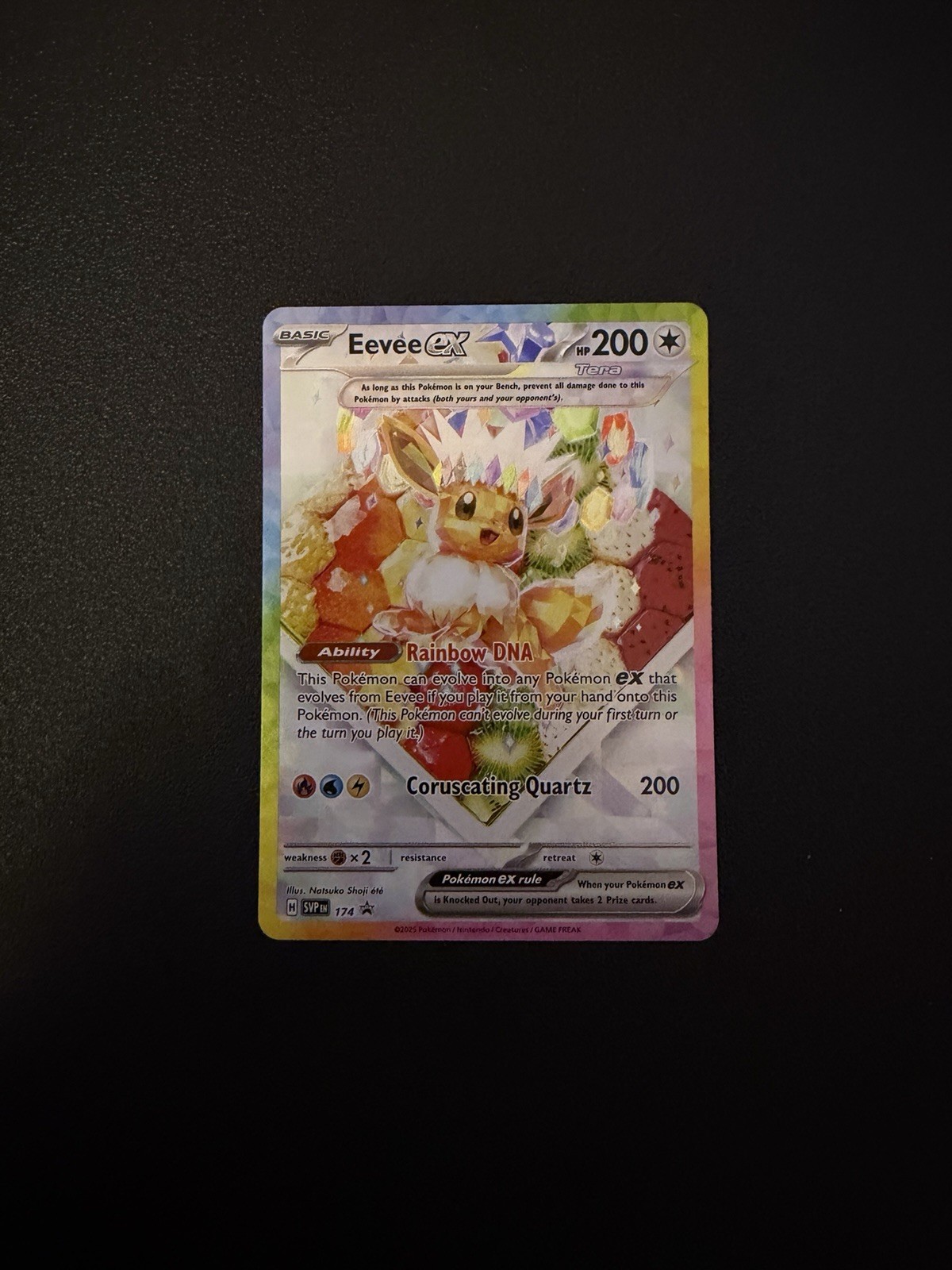 Pokemon TCG Eevee ex 174 Scarlet & Violet Promo Pokemon Promo Near Mint