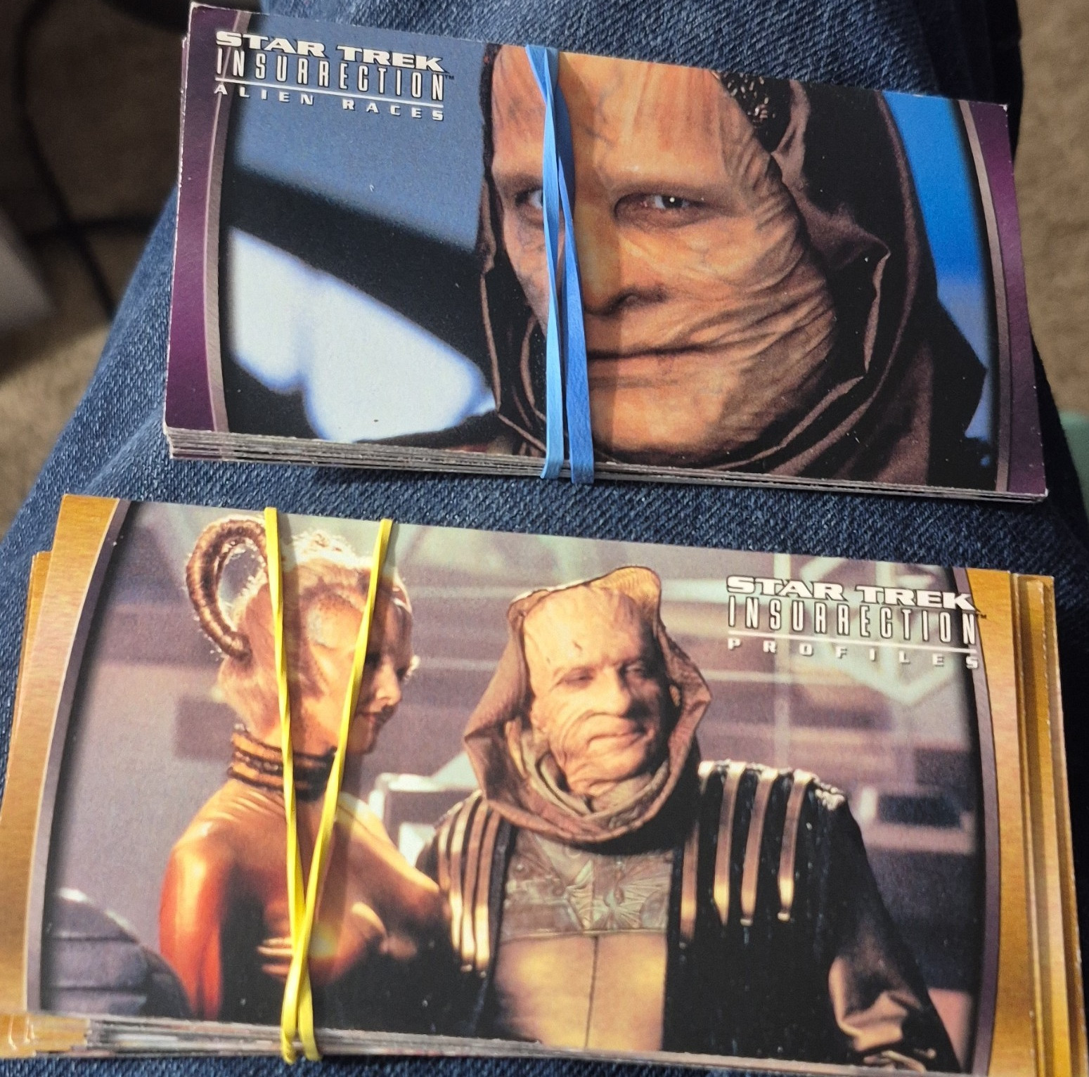 Fleer/SkyBox Star Trek Insurrection Alien Races Profiles Trading Cards 1998