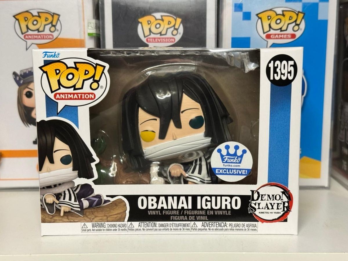 Funko Pop Demon Slayer Obanai Iguro #1395 Funko Exclusive Vinyl Figure