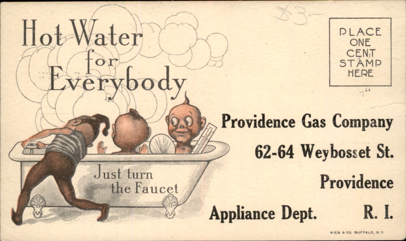 Providence RI Gas Co Ruud Automatic Water Heaters IES & Co. c1910s Postcard bhn