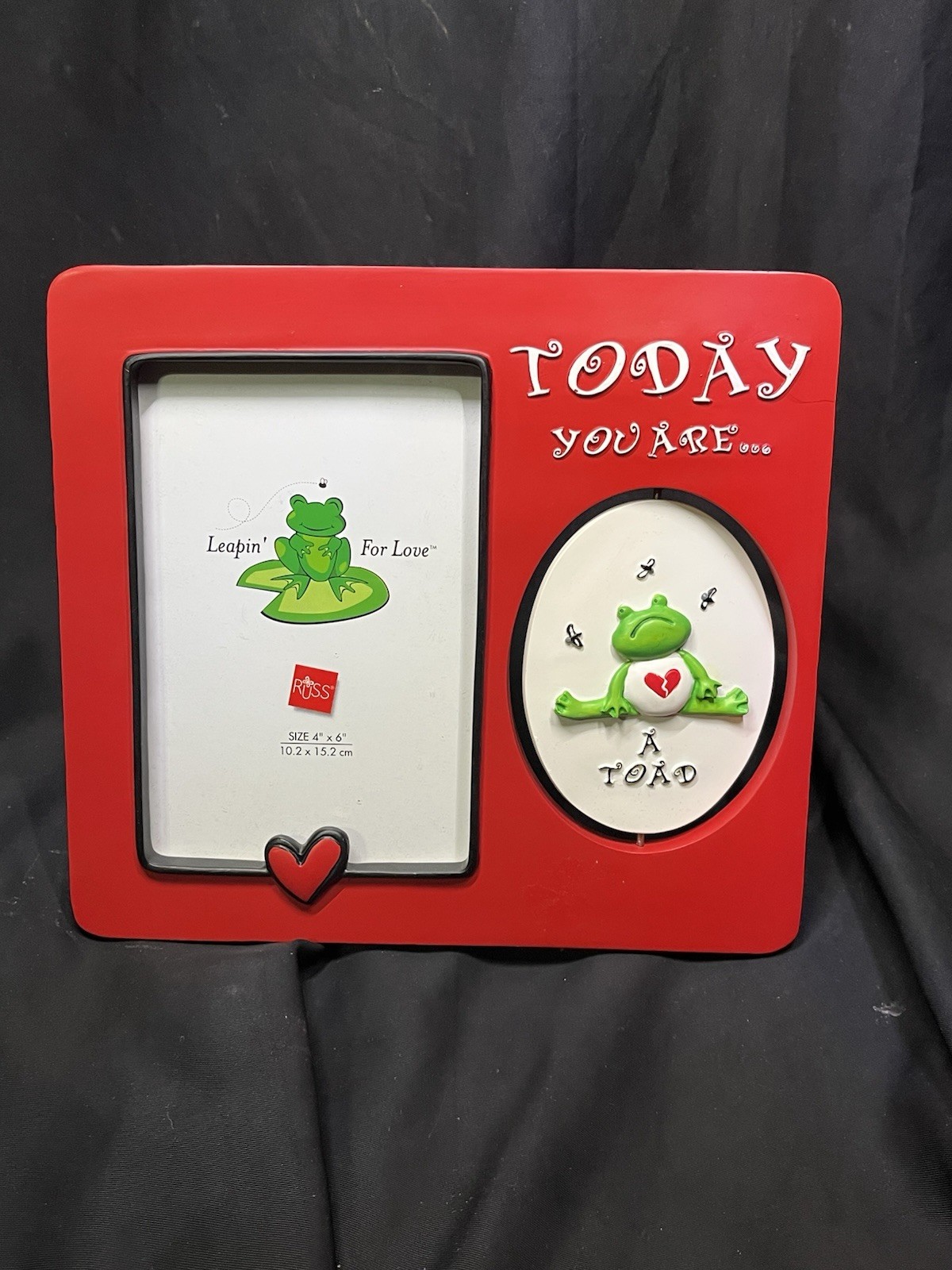 Russ Berrie Leaping For Love Prince Or Toad Picture #29413 Size 4
