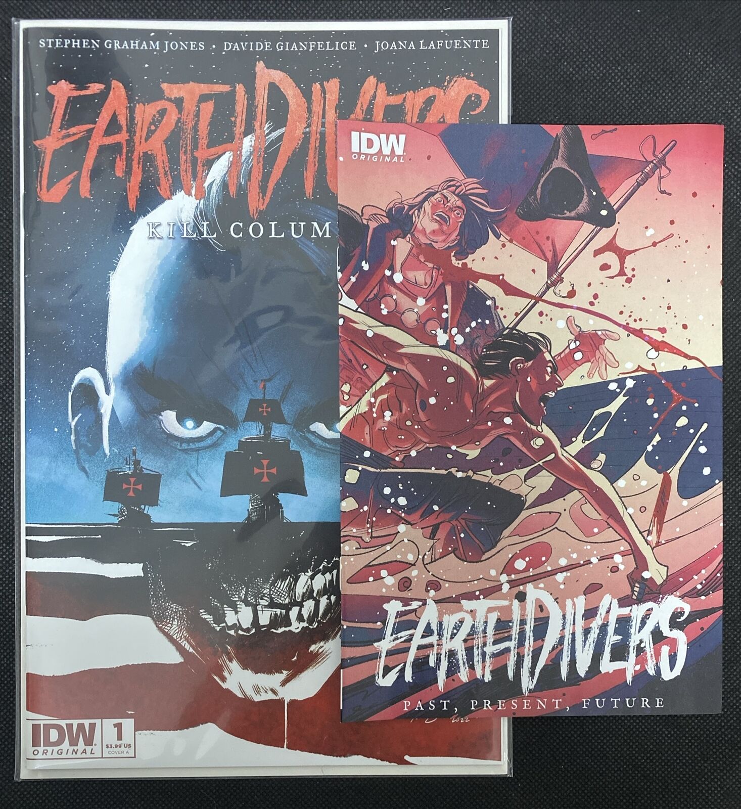 Earthdivers #1 (IDW 2022) Cover A & Ashcan * NM * Optioned for TV Show