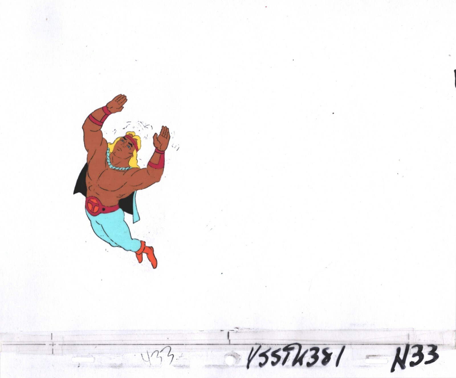 Space Sentinels Young Hercules Original Animation Cel Filmation 1977 n33