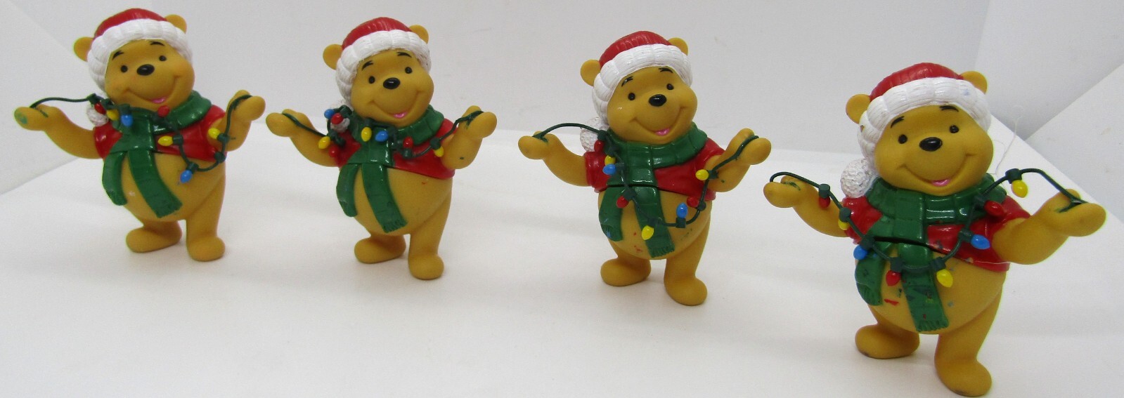 Vintage Winnie the Pooh, Disney Light Covers, Set of 4.