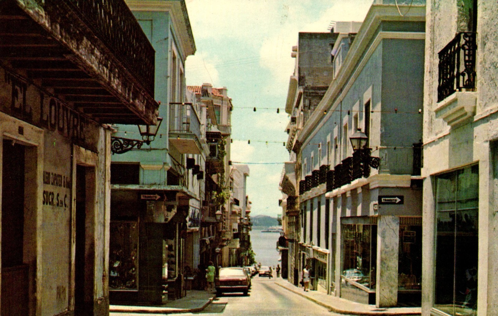Typical Old Street Of Old San Juan Puerto Rico Postcard