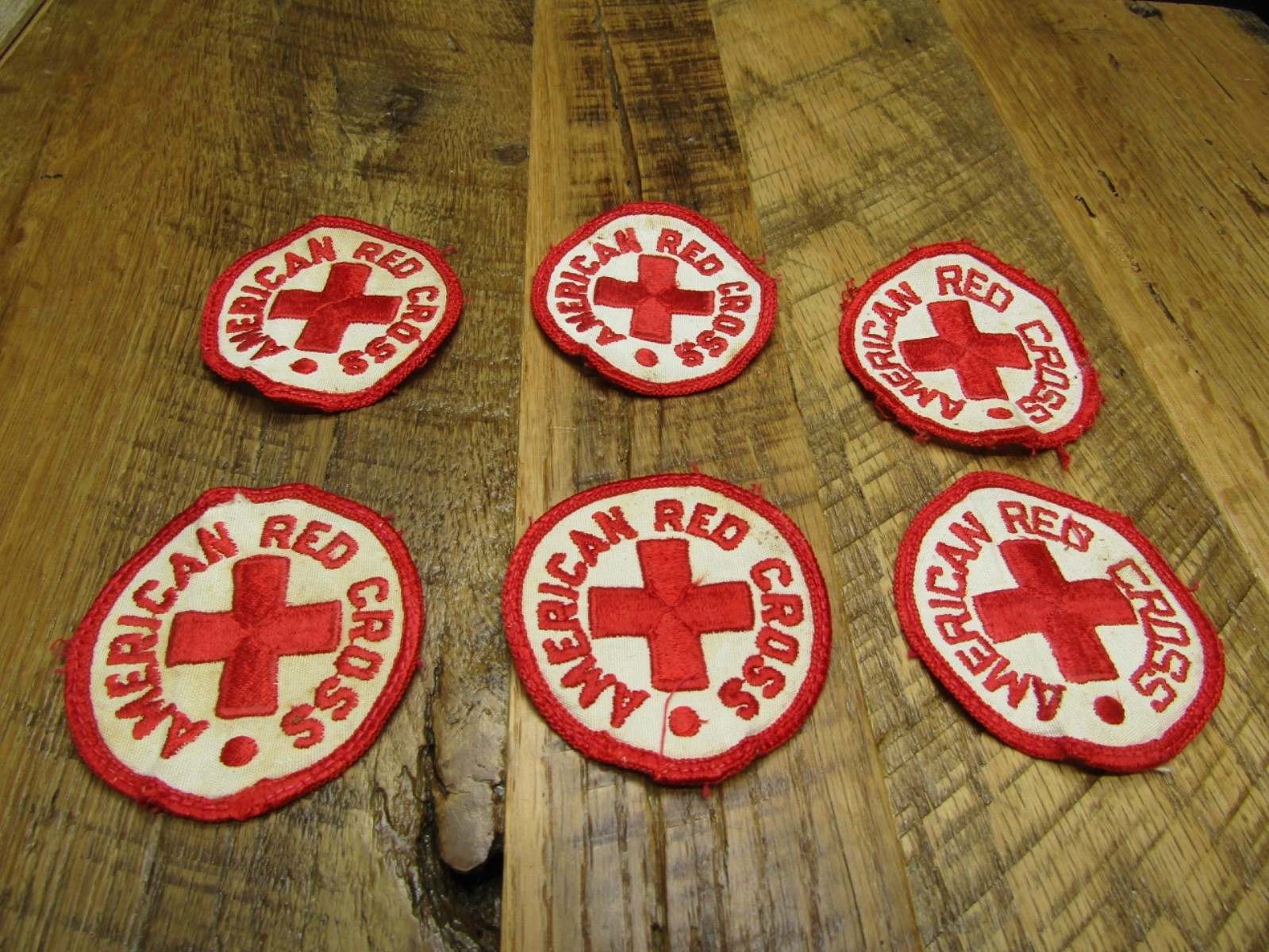 Vintage American Red Cross Patch Lot of 6