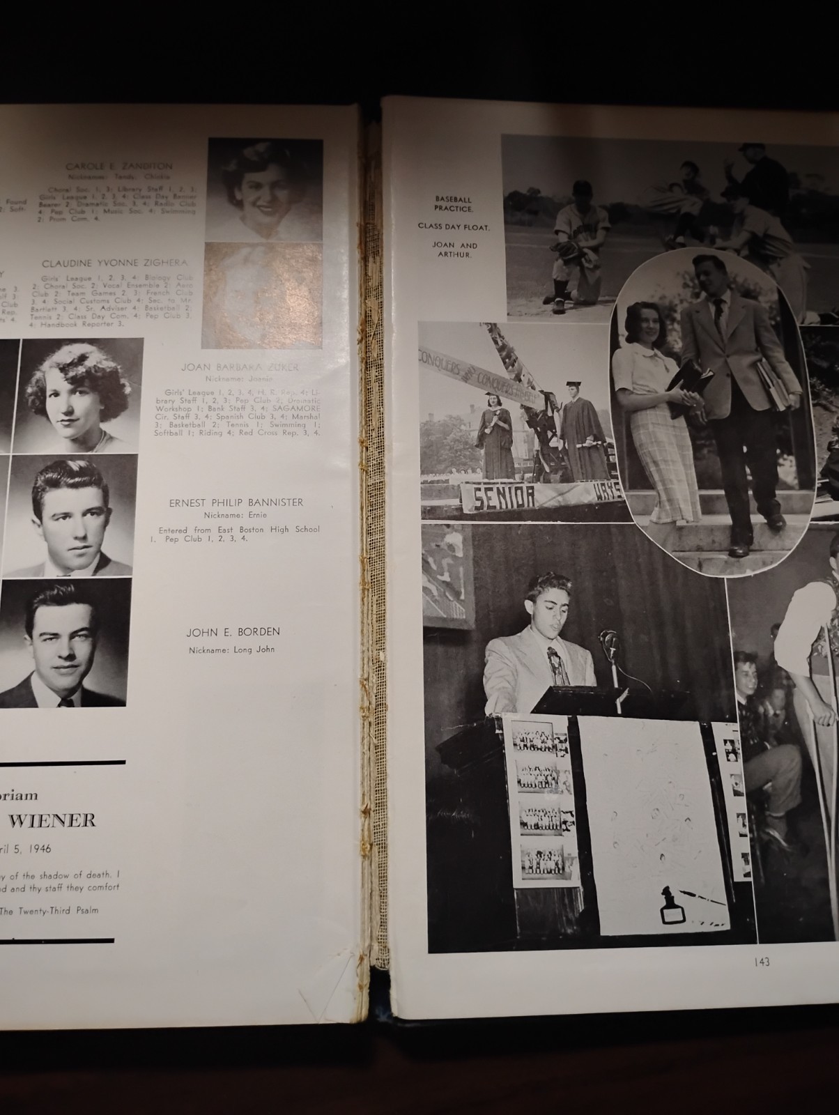 1949 Brookline High School Yearbook, Brookline, MA