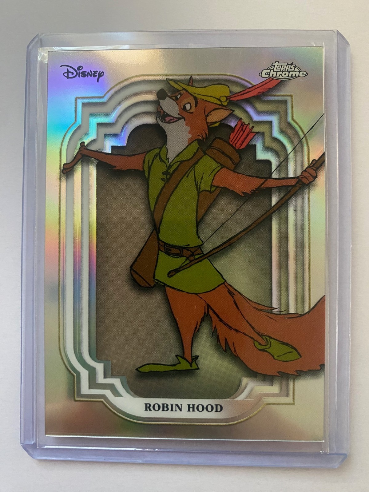 2024 Topps Chrome Disney Refractor ROBIN HOOD #35 Beautiful Card