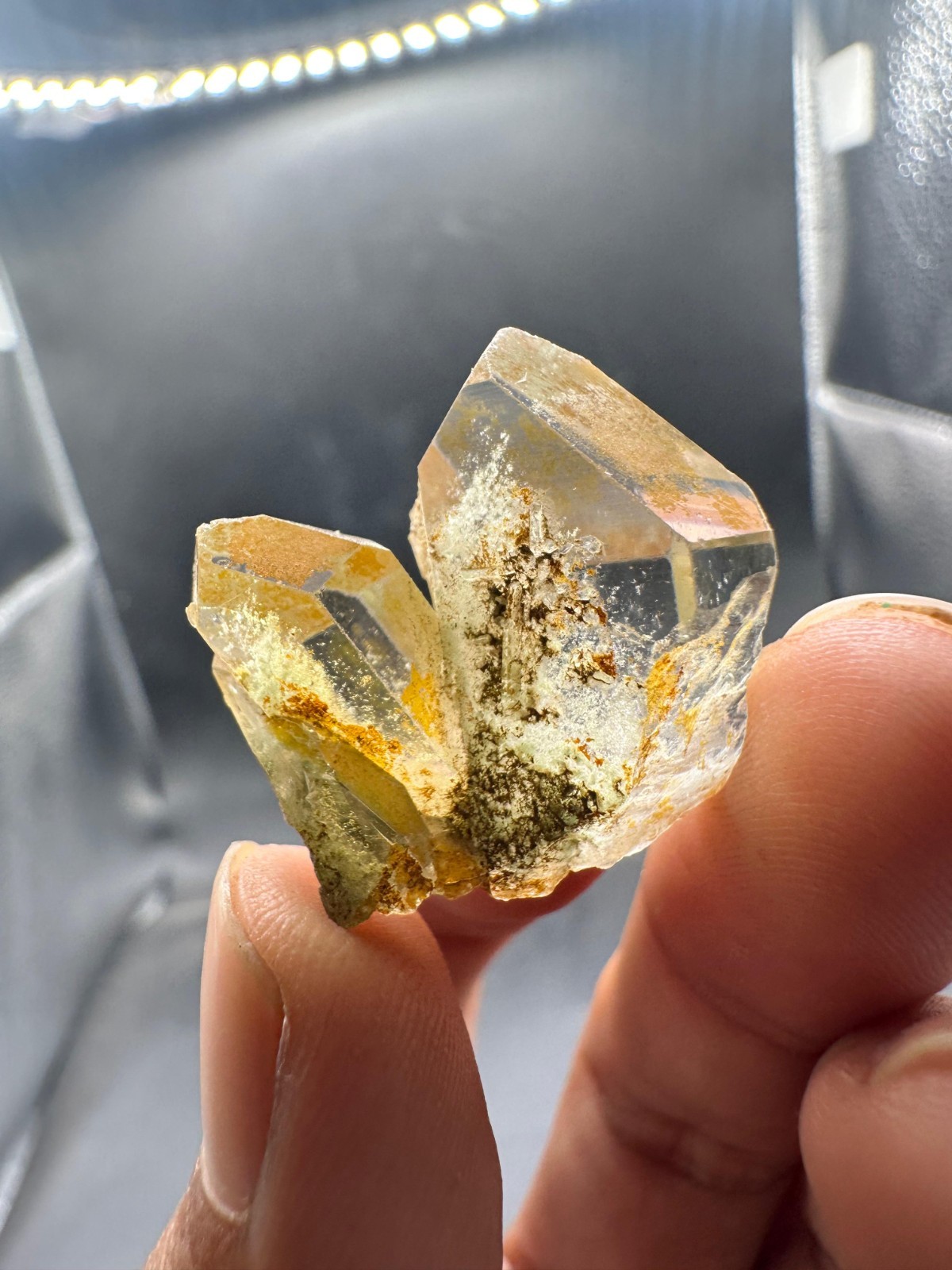 Rare 10g Natural Twins Orange Quartz Crystal | Unique Small Mineral Specimen