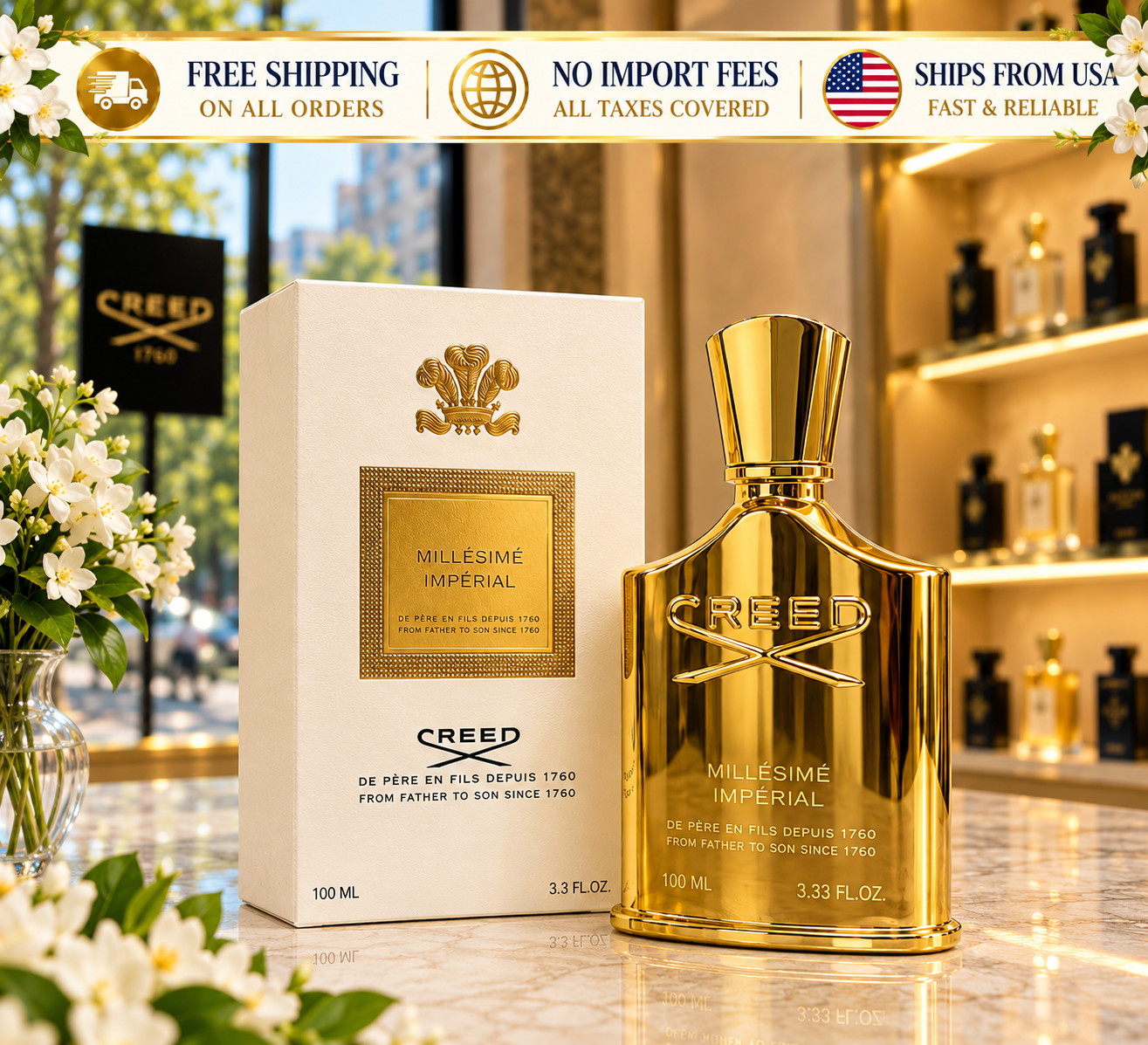 creed millesime imperial Eau de Parfum for men 100ml New in Sealed Box TESTER