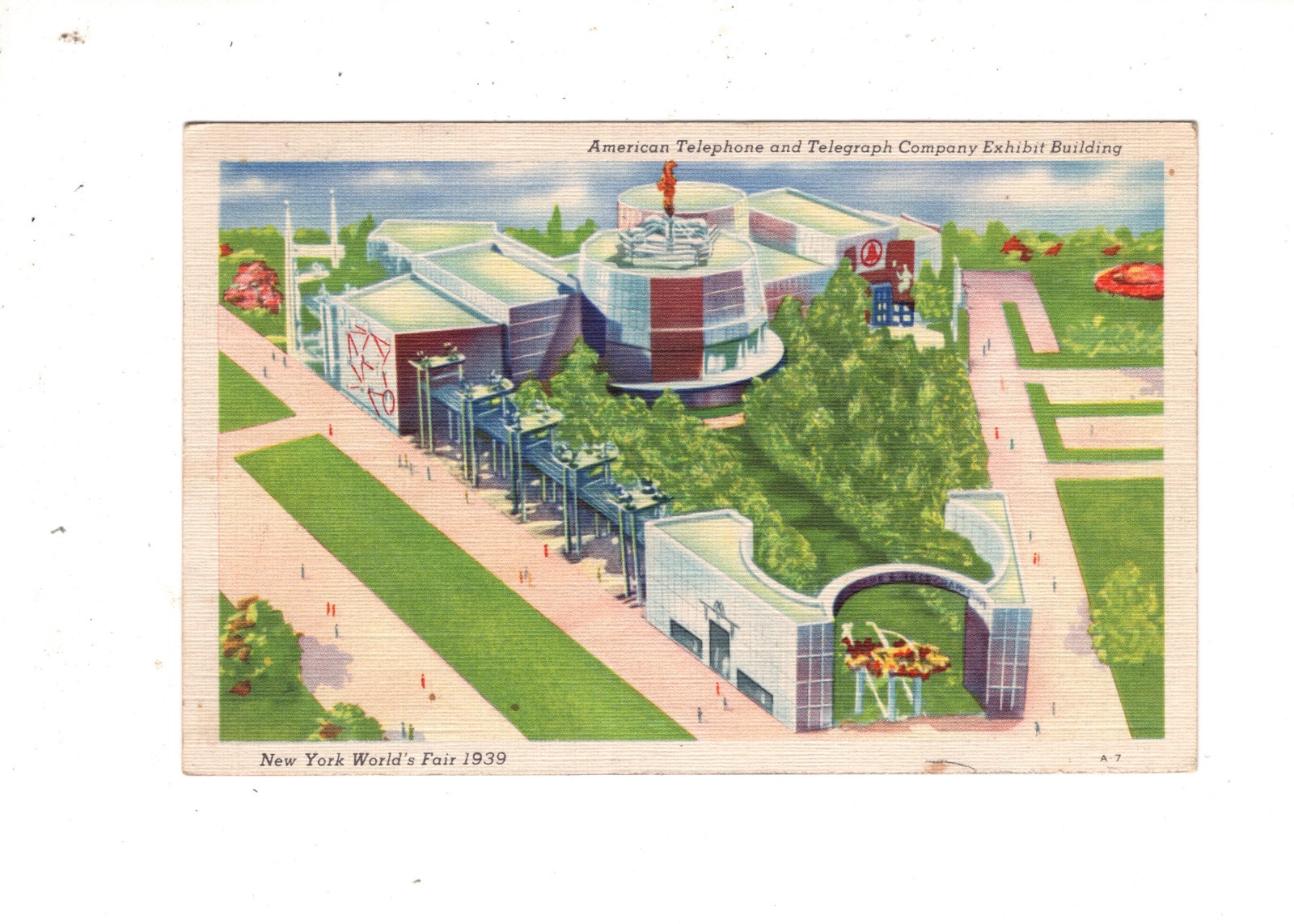 1939 NY World\'s Fair American Telephone & Telegraph Exhibit Building Art Deco 1939 NY World\'s Fair American Telephone & Telegraph Exhibit Building Art Deco