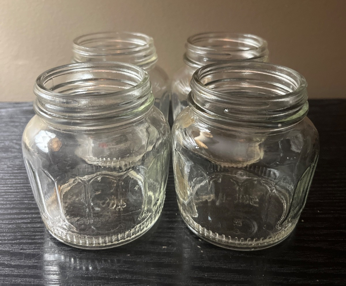 Lot Of 4 Vintage 1930s Heinz Condiment Jars Lot Of 4 Vintage 1930s Heinz Condiment Jars