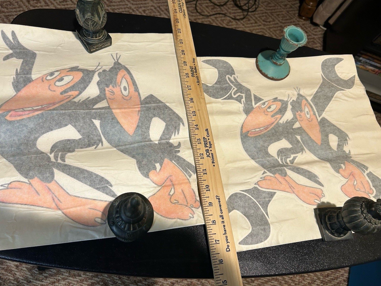 Vintage Meyercord Water-Slide Decal Heckle Jeckle Tool Box Unused New Old Stock