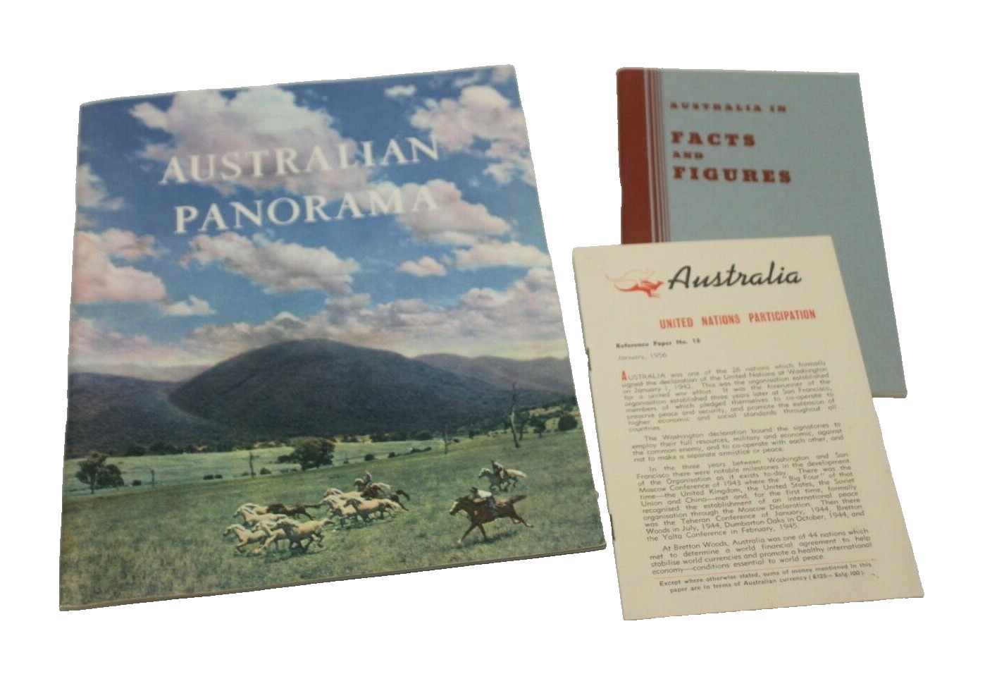 Vintage Australian Panorama Souvenir Booklet Facts & Figures Collectible