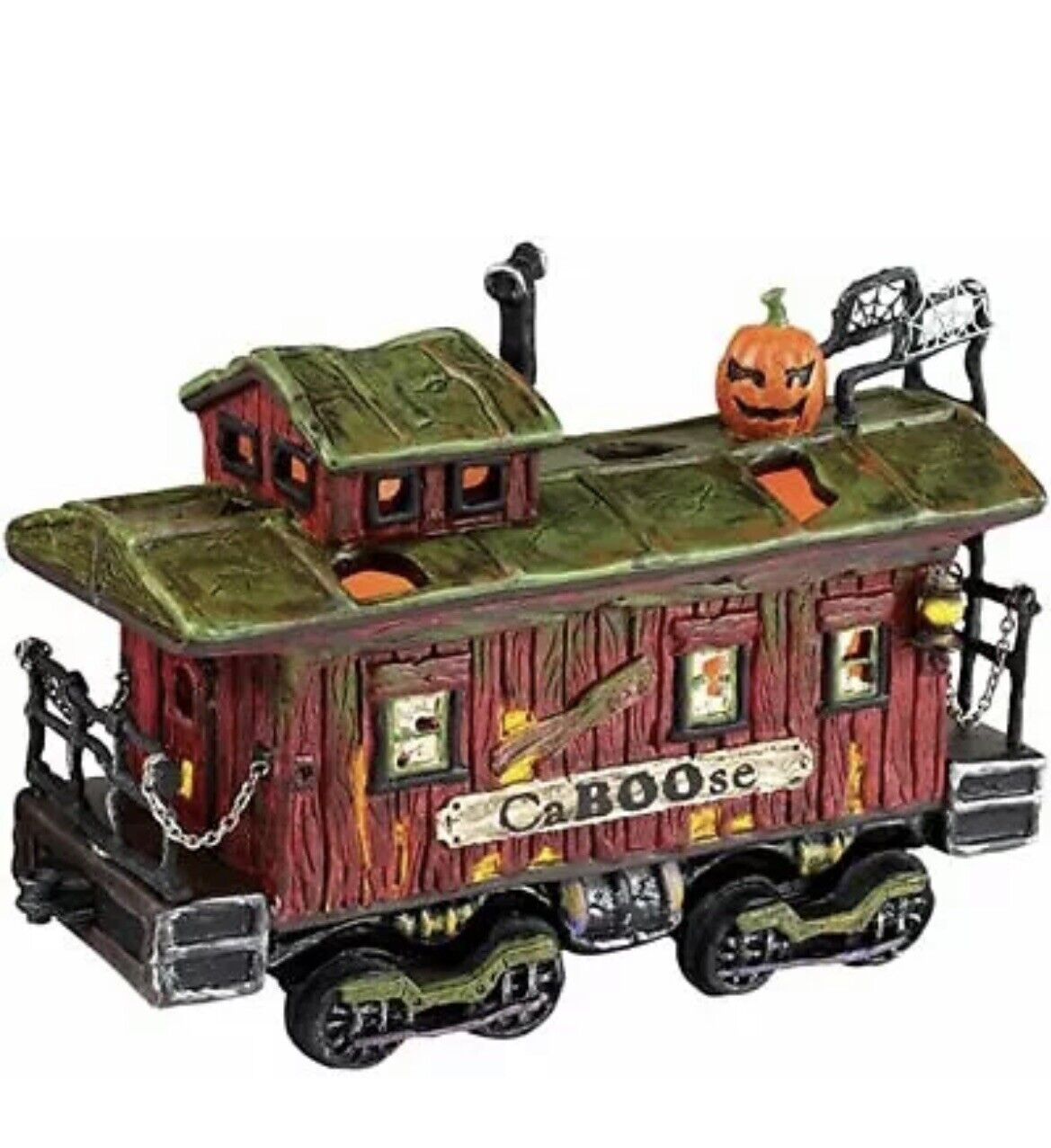 Department 56 Halloween Haunted Rails Caboose Train Car New in Box Sealed