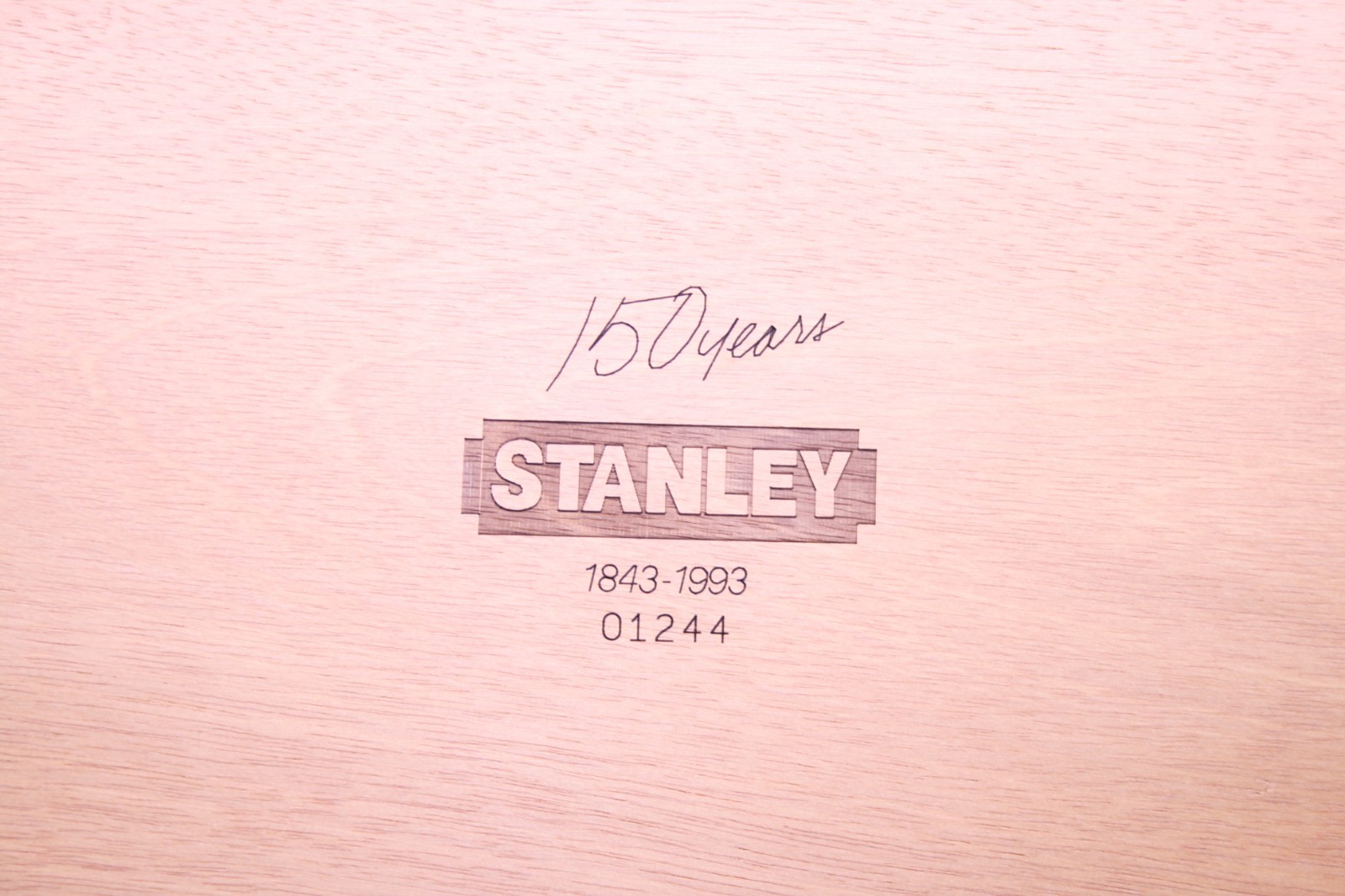 VINTAGE STANLEY 150TH ANNIVERSARY COMMEMORATIVE TOOL COLLECTION 3 CHISELS+MALLET