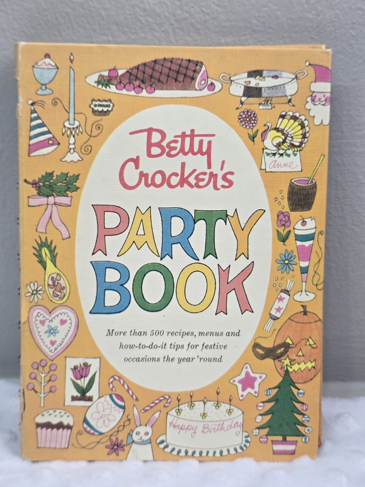 Betty Crocker’s Party Book Spiral-Bound Cookbook/Recipe Book 1960 First Edition