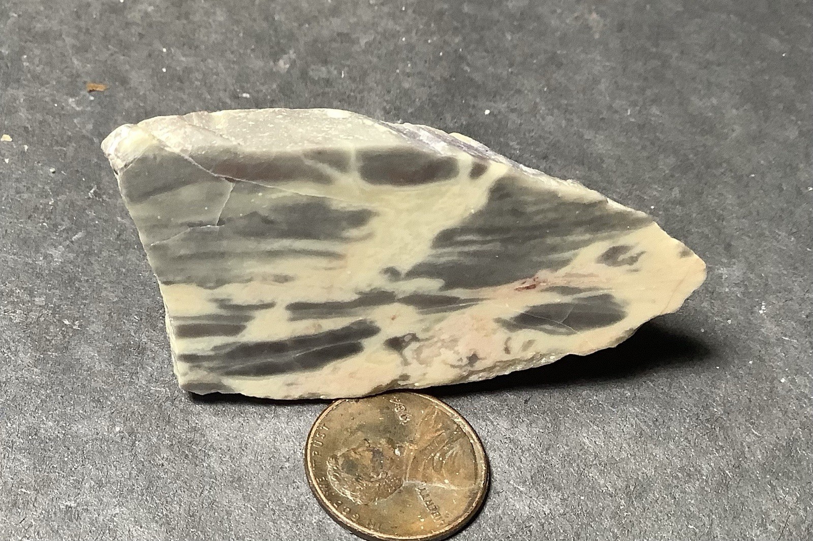Dolomite Rainbow Kona Specimen, Face Polish, 30x50x10mm, 1.2oz #612