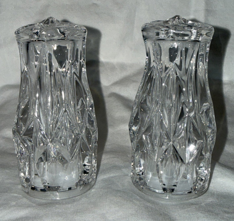Gorham Crystal KING EDWARD Stoppered Shaker Set - Salt & Pepper - Germany - 3\