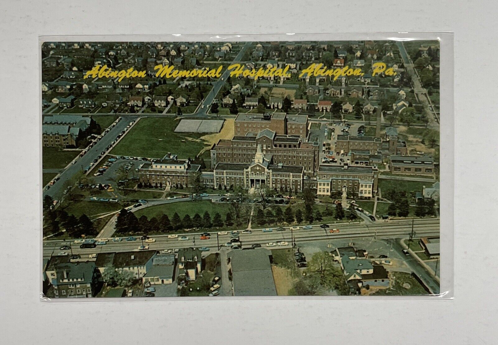 Abington Memorial Hospital PA Aerial 32 Pennsylvania Vintage Postcard