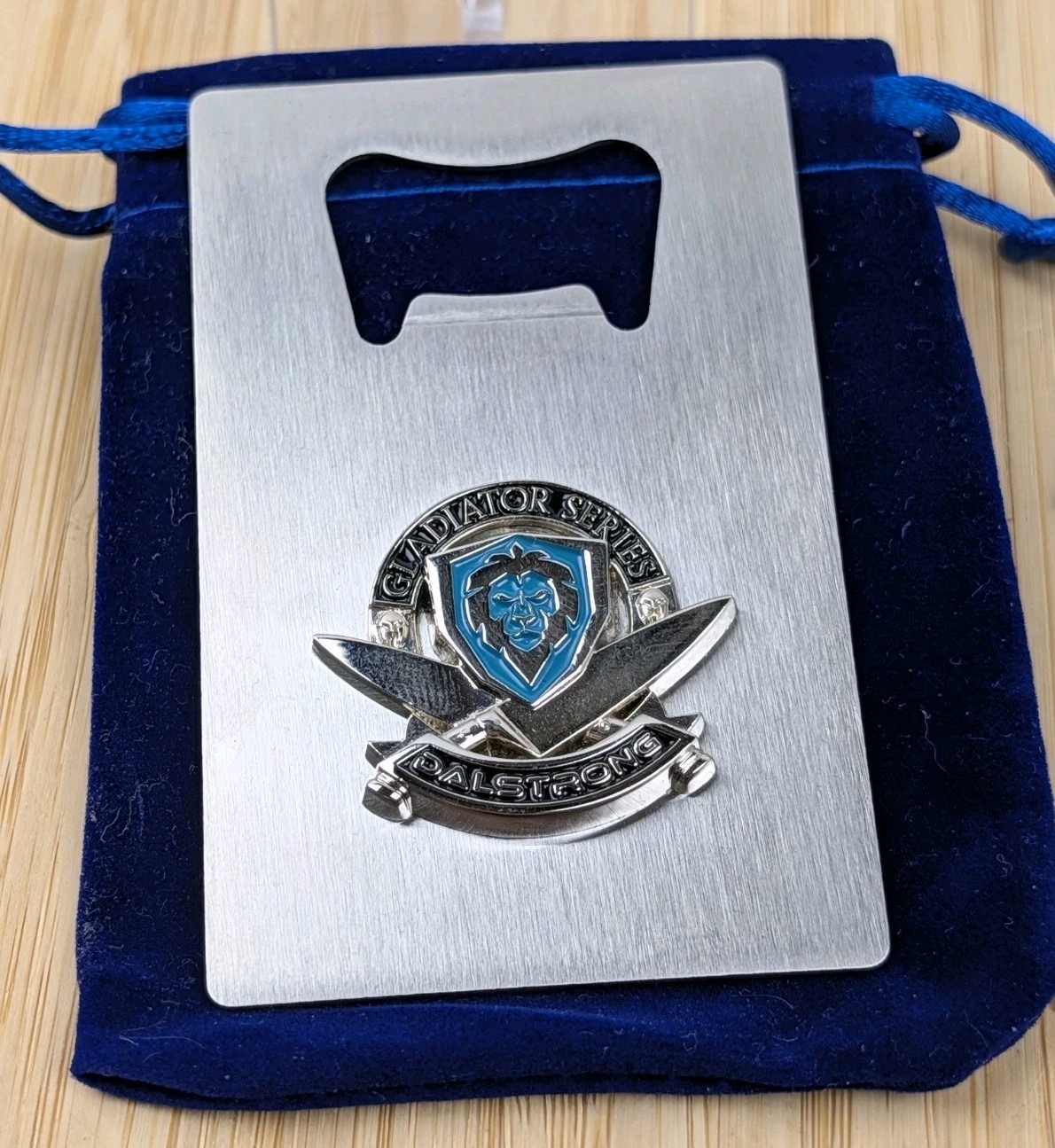 Beer Bottle OPENER w/ DALSTRONG GLADIATOR Series Emblem w/ NEODYMIUM N52 Magnet